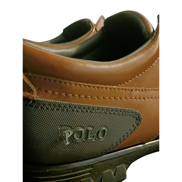 Polo (Ralph Lauren)-(Men's)-(Shoes)-(Zipper)-(Brown)-(Size:10.5)-(Used)-$40.00 - Picture 6 of 7